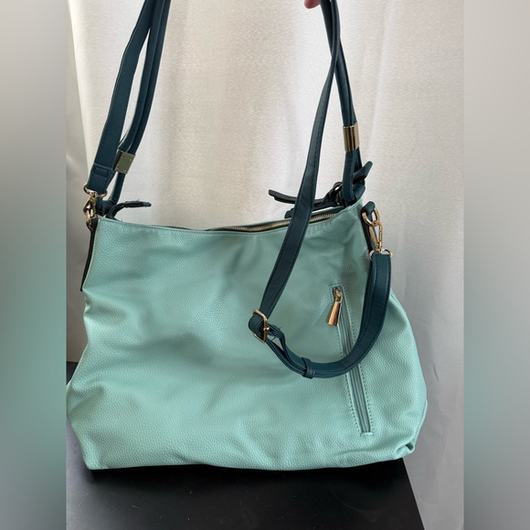 Handbags - Large Teal Shoulder Bag